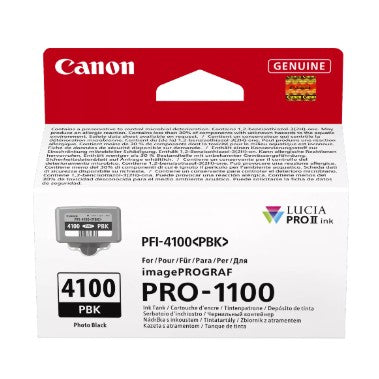 Canon Cartuccia Photo Black PBK PFI-4100 per Canon Pro-1100 Canon Cartuccia Photo Black PBK PFI-4100 per Canon Pro-1100